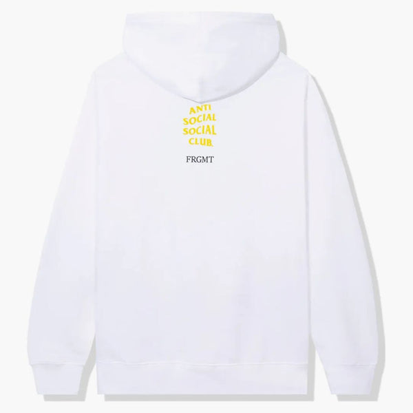 Anti Social Social Club X -fragment som kallas Interference Hoodie (FW22) White