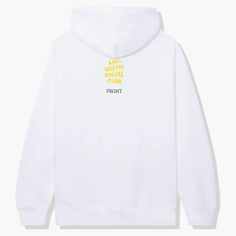 Anti Social Social Club X -fragment som kallas Interference Hoodie (FW22) White