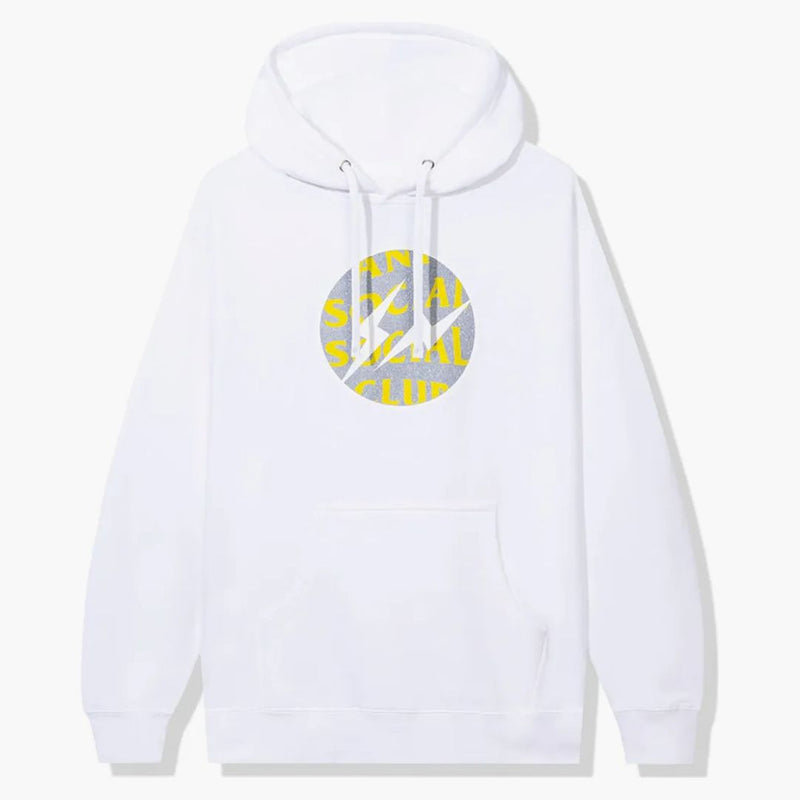 Anti Social Social Club X -fragment som kallas Interference Hoodie (FW22) White