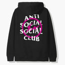 Anti Social Social Club X Fragment Pink Bolt Hoodie (FW19) Black