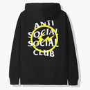Anti Social Social Club X Fragment Yellow Bolt Hoodie (FW19) Black