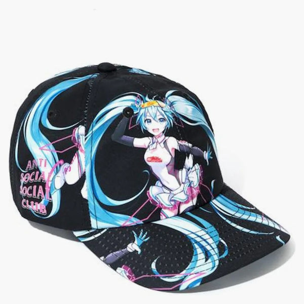 Anti Social Social Club X Good Smile Racing Hatsune Miku Cap Black/multi