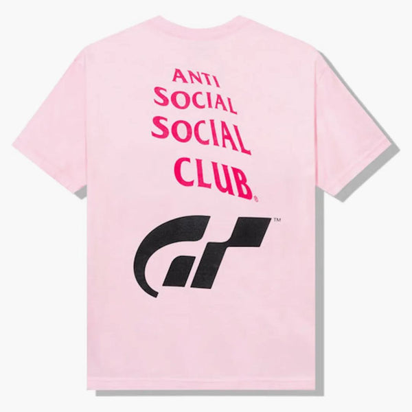 Anti Social Social Club X Gran Turismo GT500 T-shirt pink