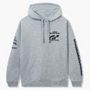 Anti social social club x gran turismo hoodie grå