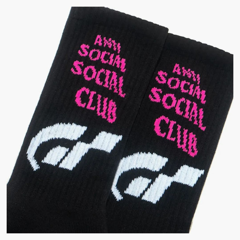 Anti Social Social Club x Gran Turismo Socks Black