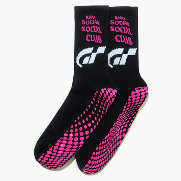 Anti Social Social Club x Gran Turismo Socks Black