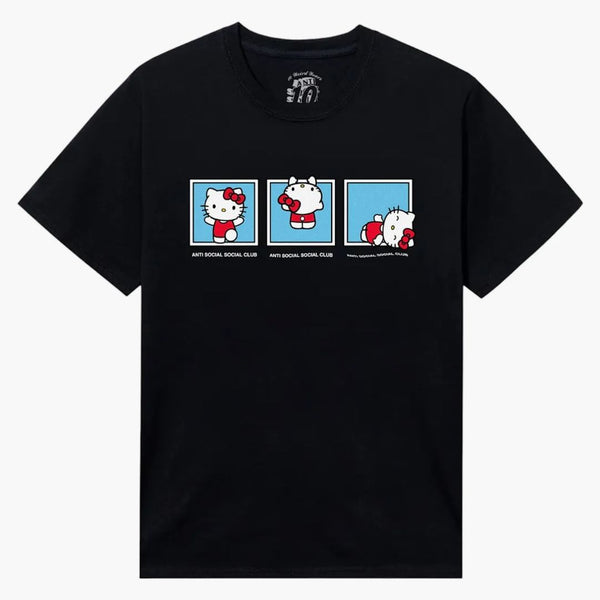 Anti Social Social Club X Hello Kitty Feel the Same Tea Black