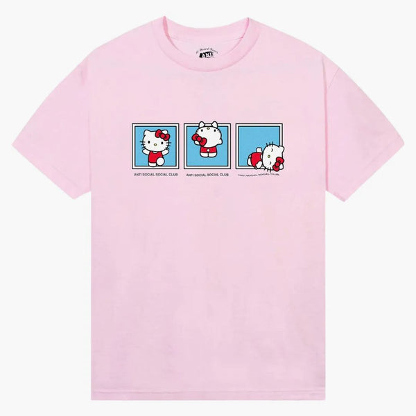 Anti Social Social Club x Hello Kitty Feel stejná odpaliště růžová