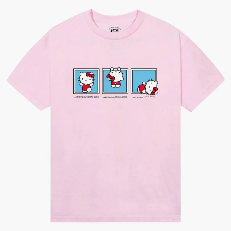 Anti Social Social Club x Hello Kitty Feel stejná odpaliště růžová