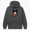 Anti Social Social Club X Hello Kitty Kuromi Hoodie Charcoal