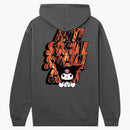 Anti Social Social Club X Hello Kitty Kuromi Hoodie Charcoal