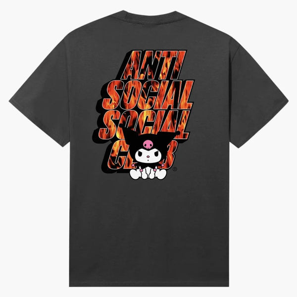 Anti Social Social Club X Hello Kitty Kuromi Tea Charcoal