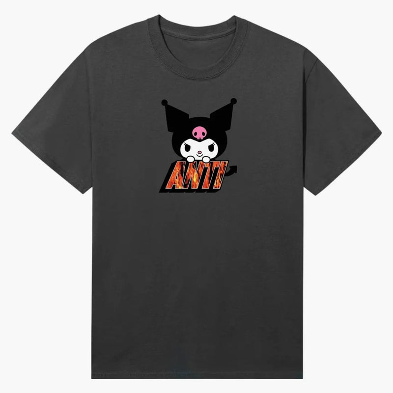 Anti Social Social Club X Hello Kitty Kuromi Tea Charcoal