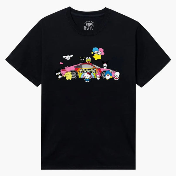 Anti Social Social Club x Hello Kitty Racing Tea Black