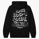 Anti Social Social Club X Hello Kitty Weird Hoodie Black