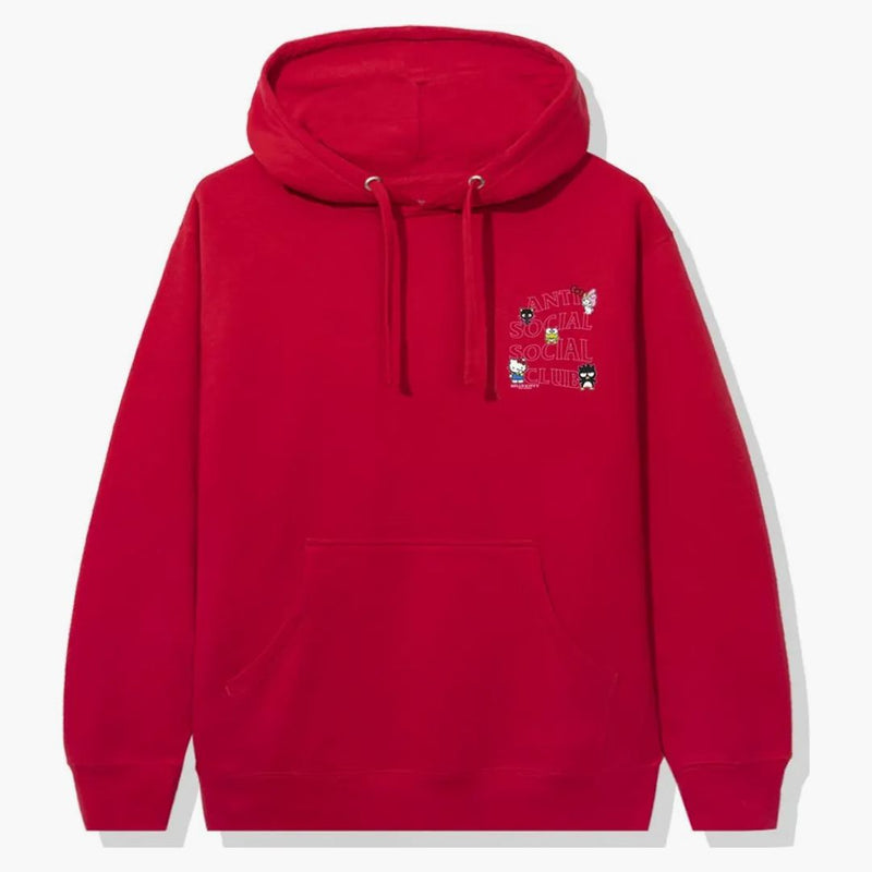 Anti Social Social Club X Hello Kitty och Friends Hoodie Red
