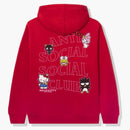 Anti Social Social Club X Hello Kitty and Friends Hoodie Red