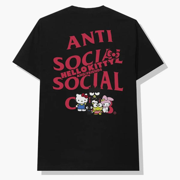 Anti Social Social Club x Hello Kitty and Friends Tea Black