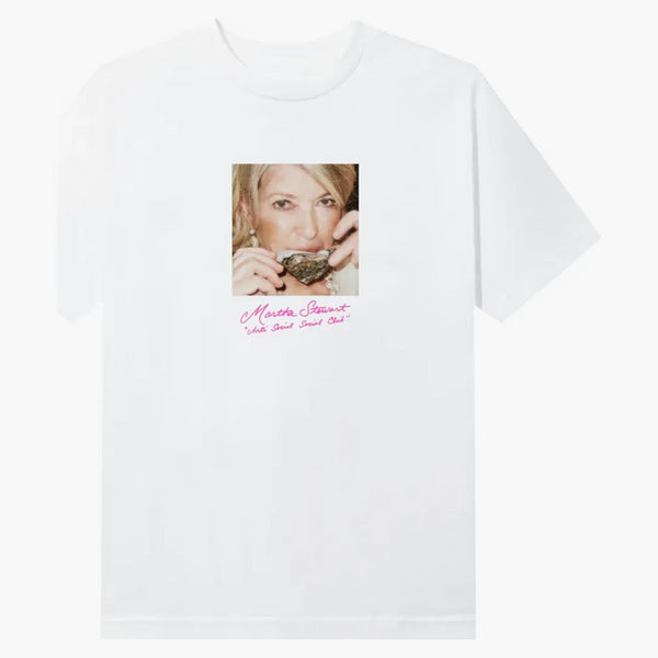 Anti Social Social Club X Martha Stewart Oyster Tee White