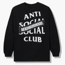 Anti Social Social Club X Neighborhood AW05 Black Long Sleeve Tee Longsleeve Tea Black