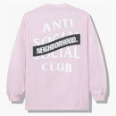 Anti Social Social Club X Neighborhood AW05 Pink Long Sleeve Tee Longsleeve Tea Pink