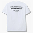 Anti social social club x Neighborhood cambered white tea tea white white