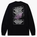 Anti social social club x Neighborhood plaque l/s tea black