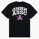 Anti Social Social Club X Neighborhood Reverse Pink Logo Tea Black