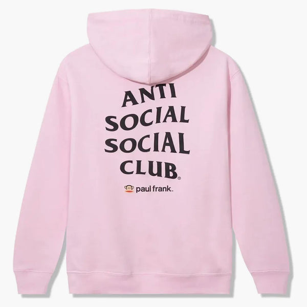 Anti Social Social Club x Paul Frank Youth Logo Hoodie Pink