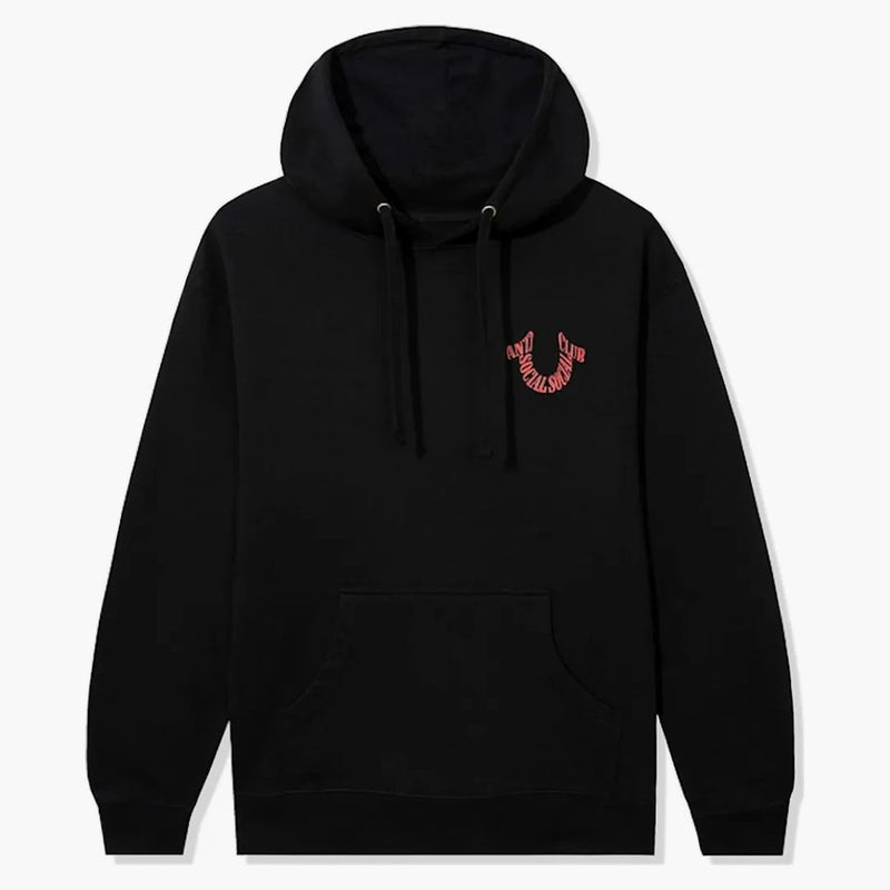 Anti Social Social Club x True Religion Anti-Truth Premium Heavy Hoodie Black