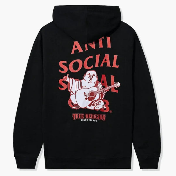 Anti Social Social Club x True Religion Anti-Truth Premium Heavy Hoodie Black