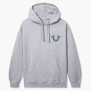 Anti Social Social Club X True Religion Anti-Truth Premium Heavyweight Hoodie Gray