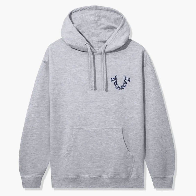 Anti Social Social Club x True Religion Anti-Truth Premium Heavywey Hoodie Gray