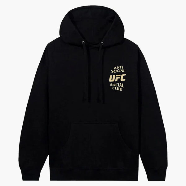 Anti Social Social Club X UFC Självtiteln Hoodie Black