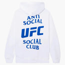 Anti Social Social Club X UFC Självtiteln Hoodie White