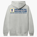 Anti Social Social Club X USPS Delivery Hoodie Smoke
