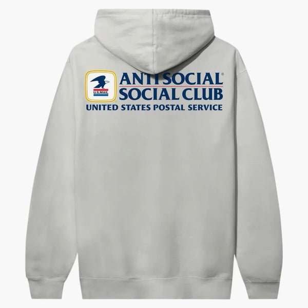 Anti Social Social Club x USPS Leverans hoodie rök