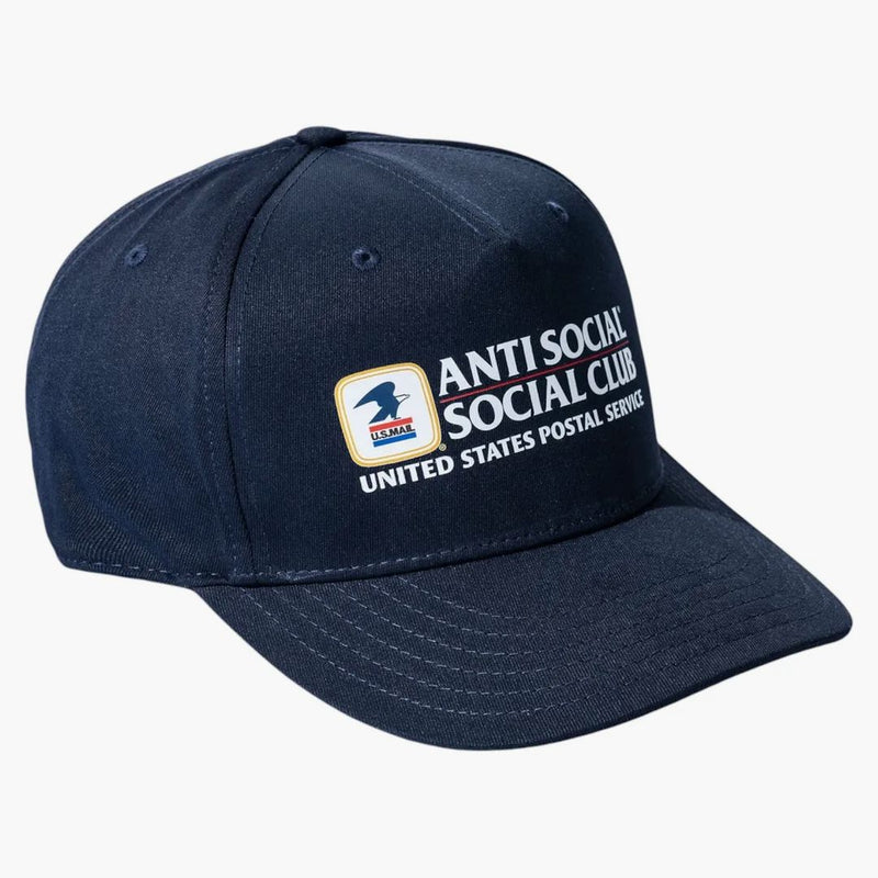 Anti Social Social Club X Usps Priority Hat Blue