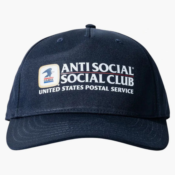 Anti Social Social Club X Usps Priority Hat Blue