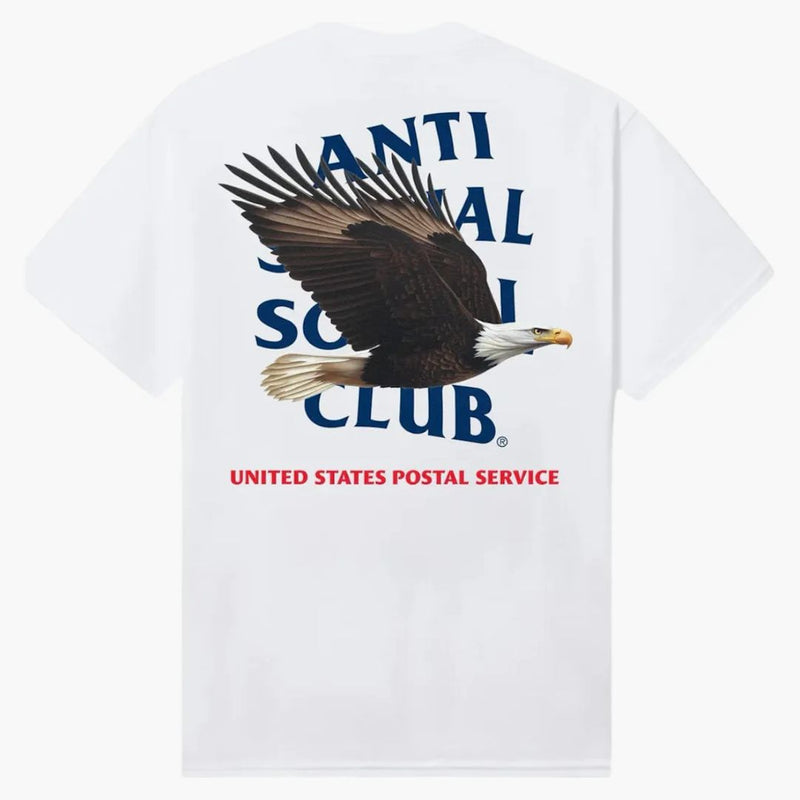 Anti Social Social Club X USPS Priorita čaj bílý