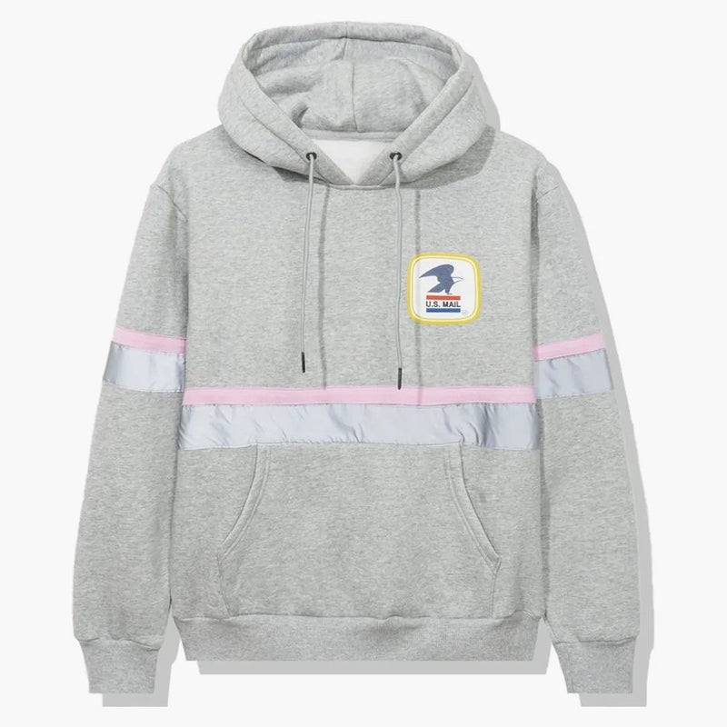 Anti Social Social Club x USPS Work Hoodie Grey