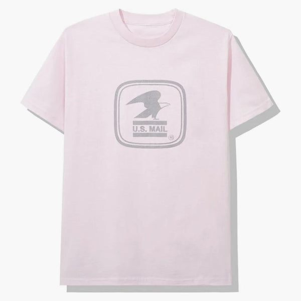 Anti social social club x USPS work tea pink