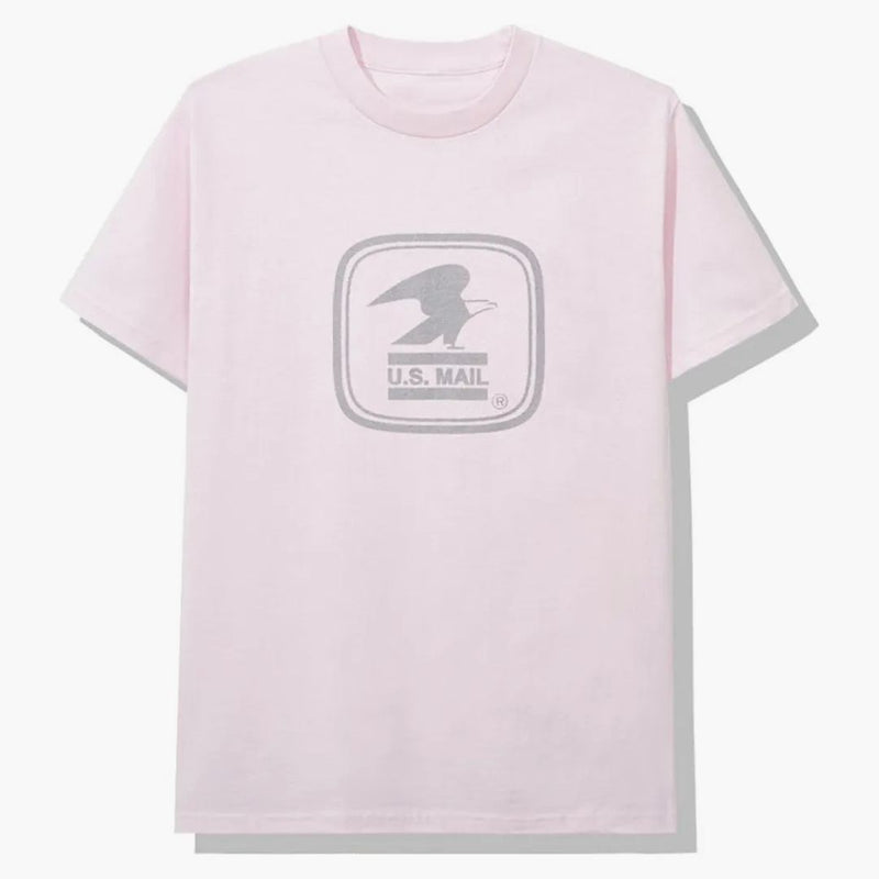 Anti social social club x USPS work tea pink