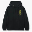 Anti social social club x undefeated hoodie black