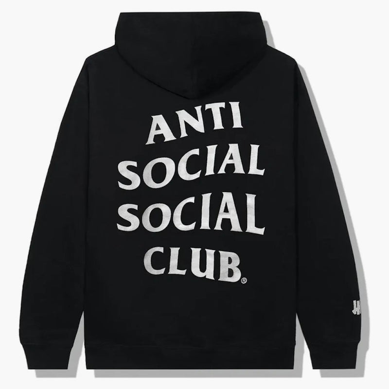 Anti Social Social Club x obesegrad paranoid hoodie svart