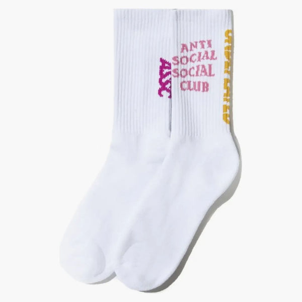 Anti Social Social Club x obesegrade strumpor White