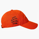 Anti social social club x undefeated still paranoid cap orange