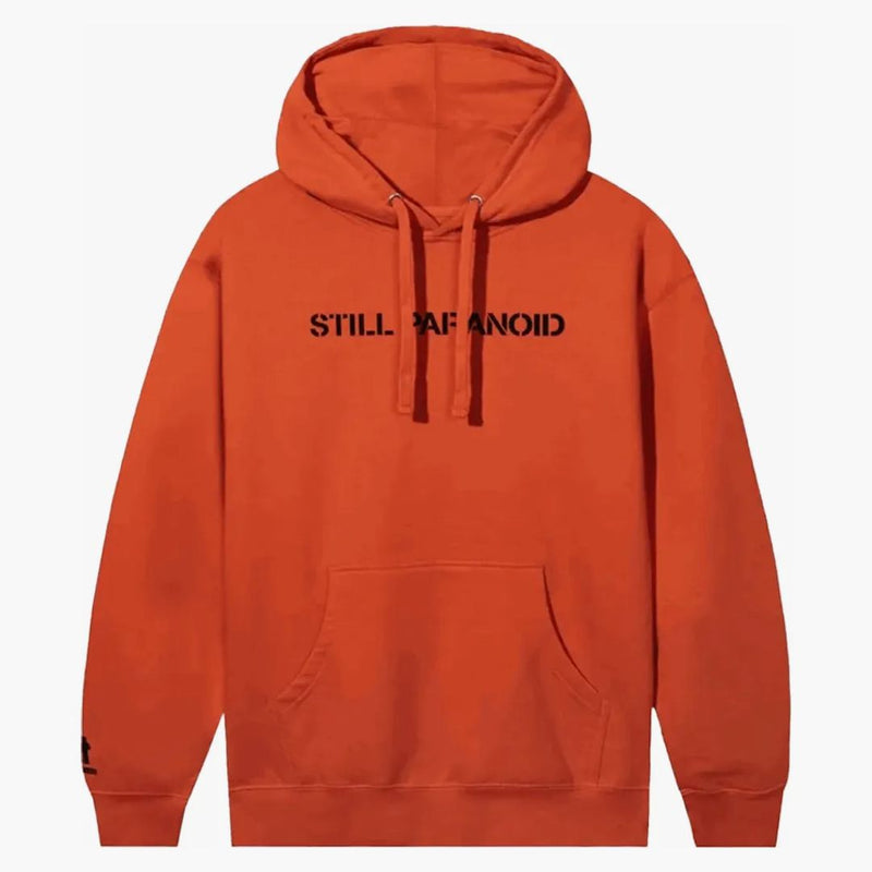 Anti Social Social Club x obesegrad still Paranoid hoodie orange