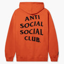 Anti social social club x undefeated still paranoid hoodie orange