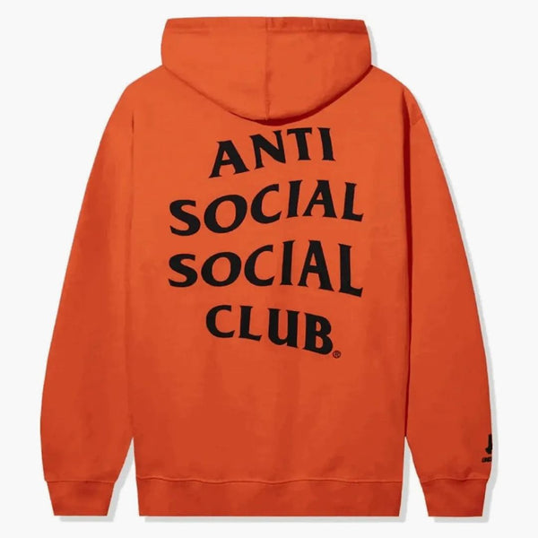 Anti Social Social Club x obesegrad still Paranoid hoodie orange